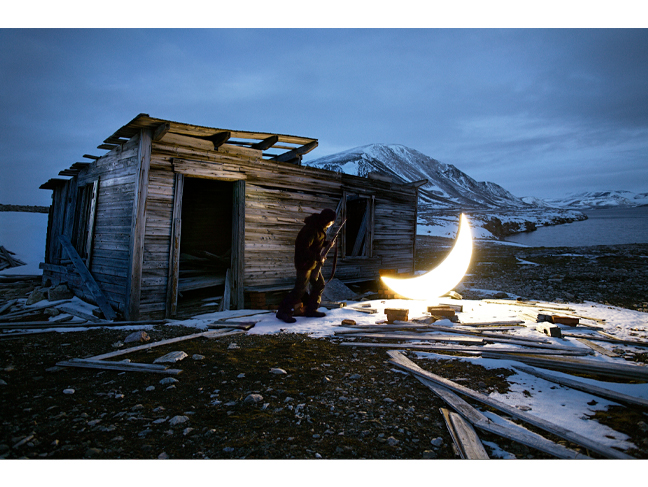 Леонид Тишков. Из проекта «Частная луна». Арктика. 2010. ©Леонид Тишков