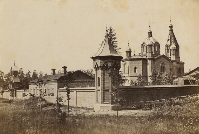 Skete of All Saints at Valaam.
Architect A.M. Gornostaev.
Photograph of 1867.
Courtesy of the National Library of Russia, St. Petersburg
