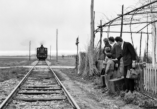 Элио Чиол
Фотография со съемок фильма «Последние». Отъезд эмигрантов на рудники в Бельгии
Фриули, 1962
© Элио Чиол