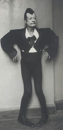 Неизвестный автор.
Алексей Цхомелидзе (Коверный клоун Алекс). 
1920-е. 
Собрание Музея циркового искусства, Санкт-Петербург