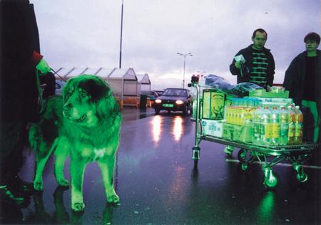 Irzhi Krzhenek.
From the series Hypermarkets in Prague. 
2000. 
Collection of the author