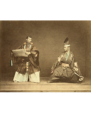 Old Japanese photography and woodblock prints